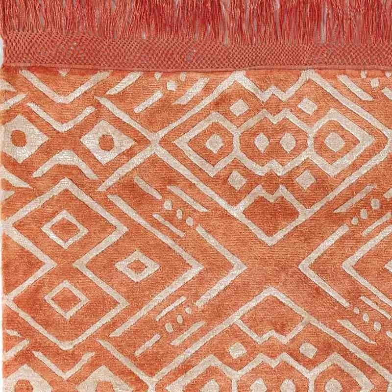 tappeto HIPPY SITAP ORANGE SETA geometrico da EUR 2244.8