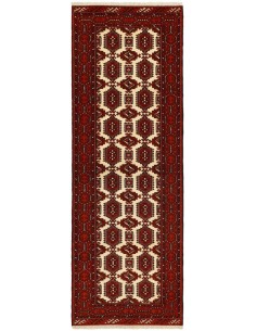 Hand made rug Torkaman Fine Persia cm.86x285