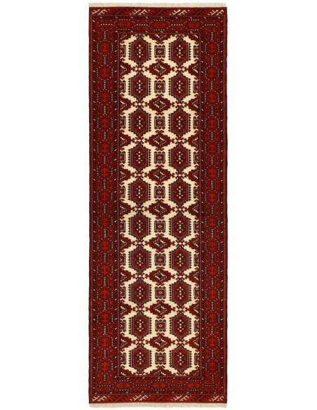 Hand made rug Torkaman Fine Persia cm.86x285