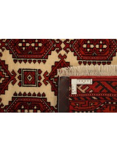 Hand made rug Torkaman Fine Persia cm.86x285 2