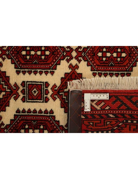 Hand made rug Torkaman Fine Persia cm.86x285