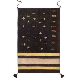 tappeto JANIRA SITAP BROWN MUSTAR LANA geometrico da EUR 1842.2