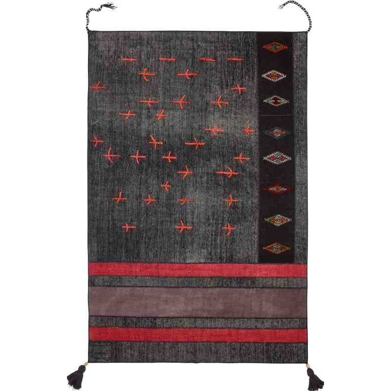 tappeto JANIRA SITAP BROWN RED LANA geometrico da EUR 1842.2