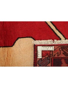 Hand made rug Kashghai Old Figural Persia cm.98x144 2