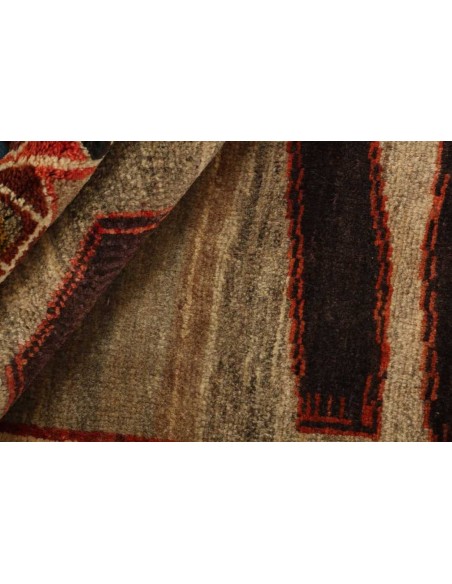 Hand made rug Kashghai Old Figural Persia cm.96x140