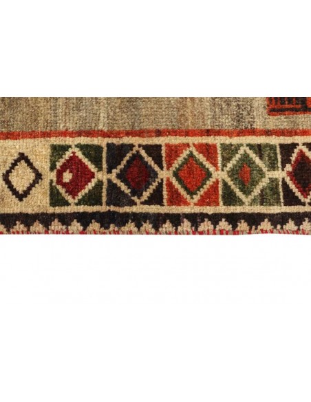 Hand made rug Kashghai Old Figural Persia cm.96x140