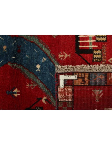 Hand made rug Kashghai Old Figural Persia cm.101x143