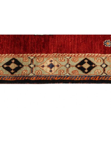 Hand made rug Kashghai Old Figural Persia cm.107x153