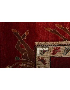 Hand made rug Kashghai Old Figural Persia cm.84x165 2