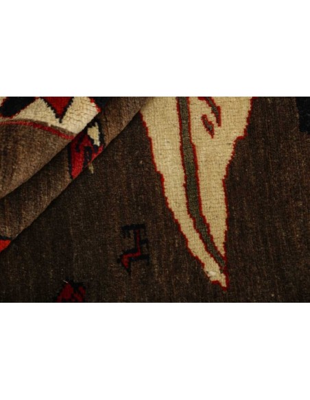 Hand made rug Kashghai Old Figural Persia cm.97x170