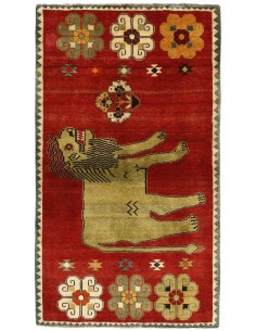 Hand made rug Kashghai Old Figural Persia cm.105x175