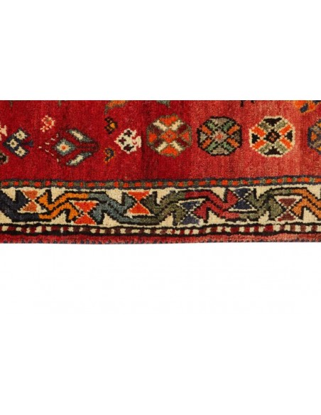 Hand made rug Kashghai Old Figural Persia cm.116x187