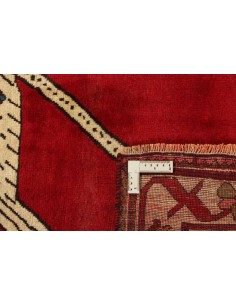 Hand made rug Kashghai Old Figural Persia cm.165x237 2
