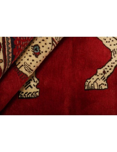 Hand made rug Kashghai Old Figural Persia cm.165x237