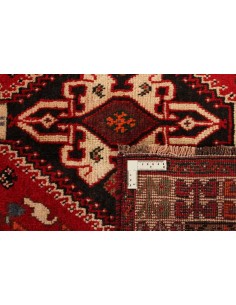 Hand made rug Kashghai Old Figural Persia cm.176x265 2