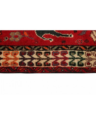 Hand made rug Kashghai Old Figural Persia cm.176x265