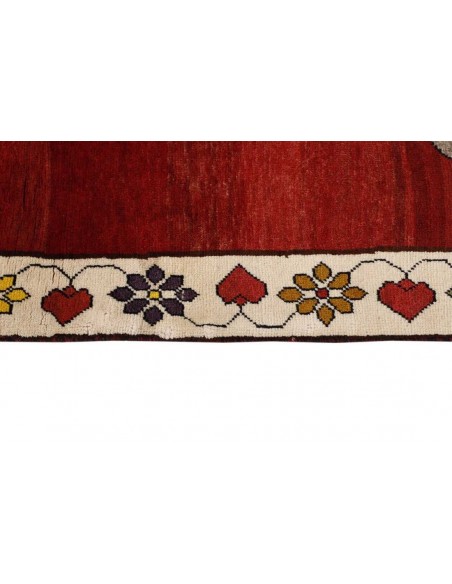 Hand made rug Kashghai Old Figural Persia cm.123x185