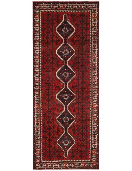 Hand made rug Shiraz Persia cm.103x285