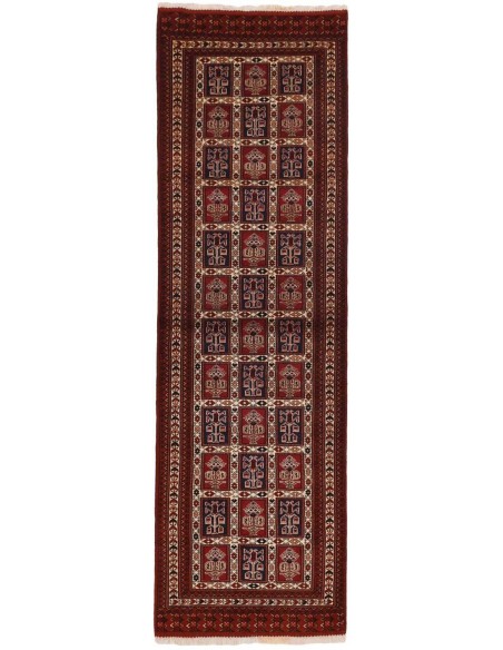Hand made rug Torkaman Fine Persia cm.86x287