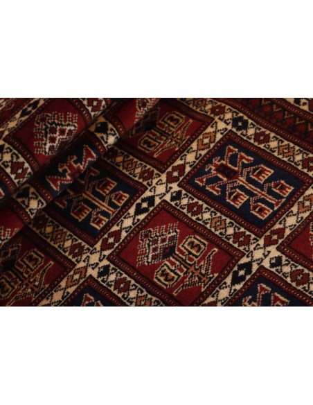 Hand made rug Torkaman Fine Persia cm.86x287