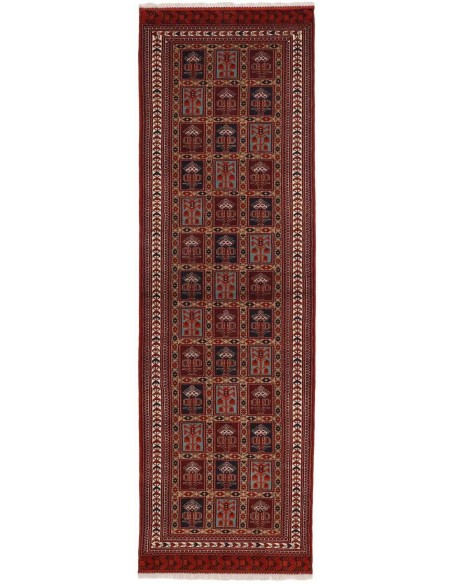 Hand made rug Torkaman Fine Persia cm.83x290