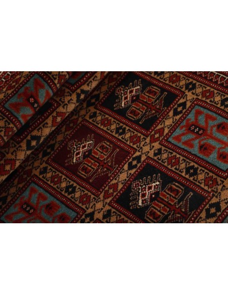 Hand made rug Torkaman Fine Persia cm.83x290