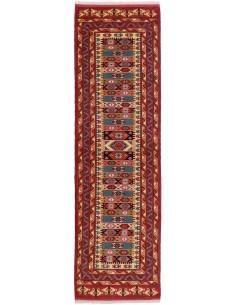 Hand made rug Torkaman Fine Persia cm.84x297