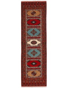 Hand made rug Torkaman Fine Persia cm.85x291