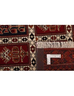 Hand made rug Torkaman Fine Persia cm.81x288 2