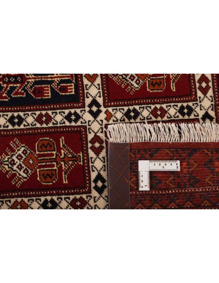 Hand made rug Torkaman Fine Persia cm.81x288