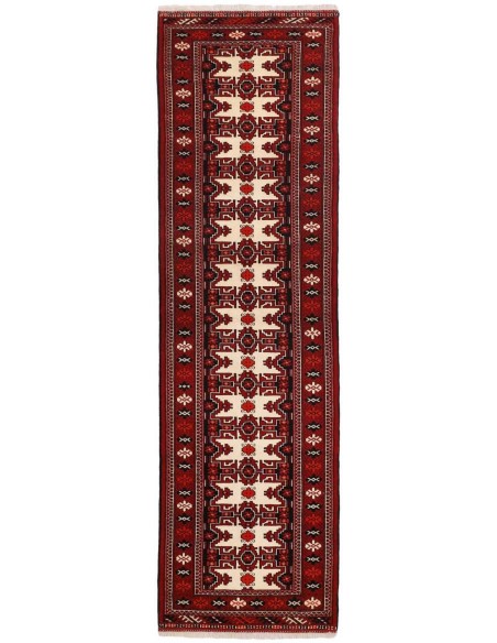 Hand made rug Torkaman Fine Persia cm.83x297