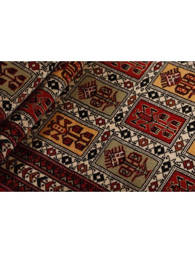 Hand made rug Torkaman Fine Persia cm.84x291