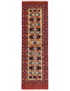 Hand made rug Torkaman Fine Persia cm.83x278
