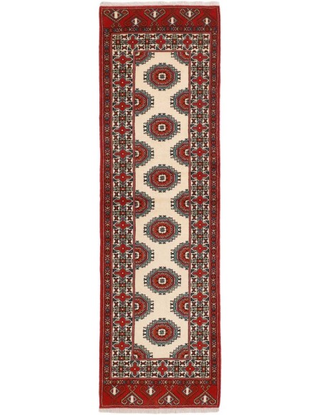 Hand made rug Torkaman Fine Persia cm.87x291