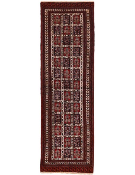 Hand made rug Torkaman Fine Persia cm.86x283
