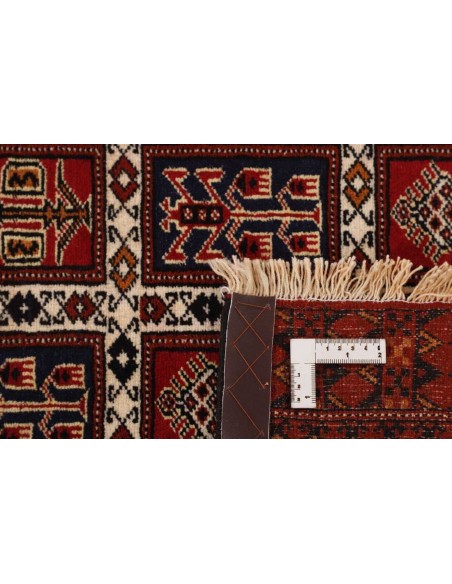 Hand made rug Torkaman Fine Persia cm.86x283