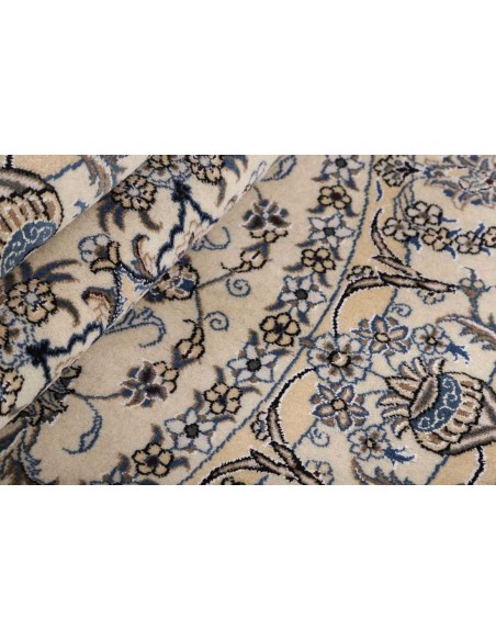 Hand made rug Nain Kashmar Persia cm.198x198