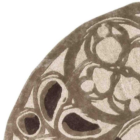 Carpet MEDUSA SITAP BEIGE-BROWN ROTONDO SETA floreale da EUR 1134.6