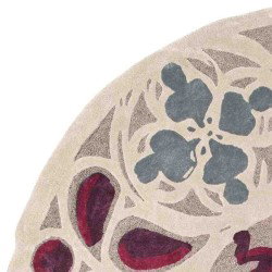 Carpet MEDUSA SITAP SILVER-PURPLE ROTONDO SETA floreale da EUR 1134.6 2