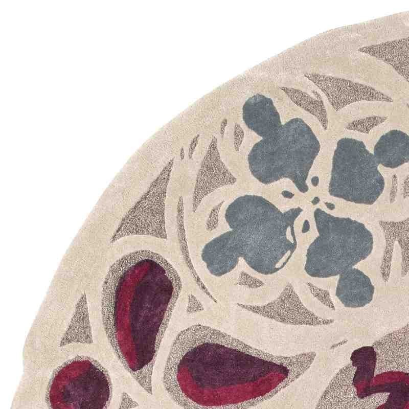 tappeto MEDUSA SITAP SILVER-PURPLE ROTONDO SETA floreale da EUR 1134.6