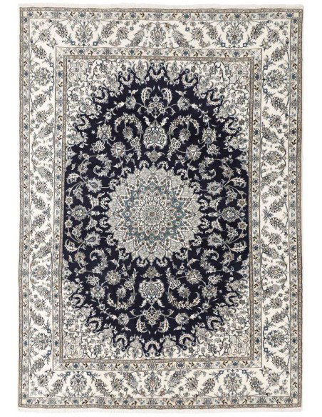 Hand made rug Nain Kashmar Persia cm.253x364