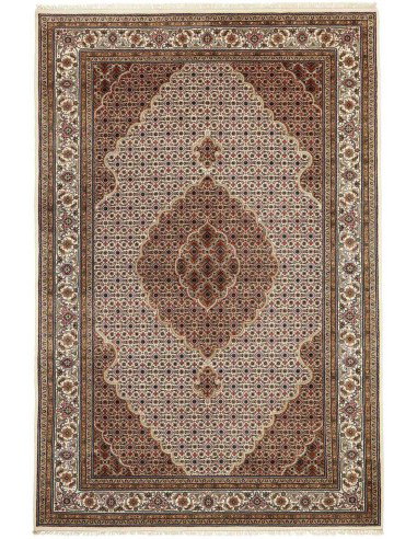 Hand made rug Tabriz Indi India cm.201x303