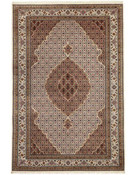 Hand made rug Tabriz Indi India cm.201x303