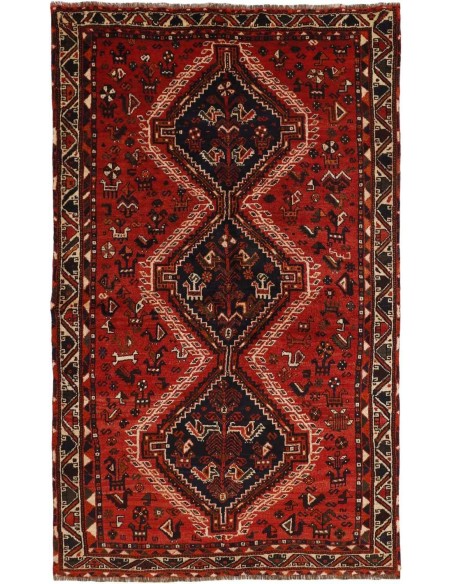 Hand made rug Shiraz Persia cm.155x265
