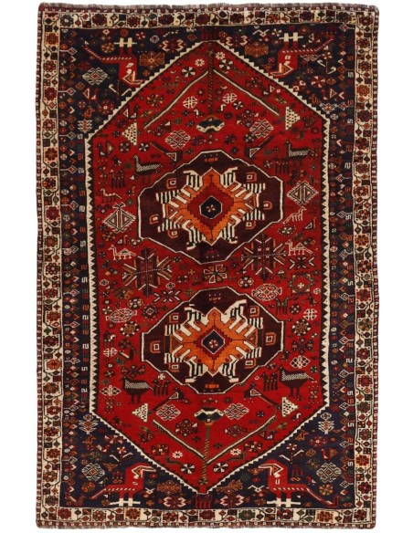 Hand made rug Shiraz Persia cm.153x238