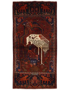 Hand made rug Kamseh Persia cm.110x210
