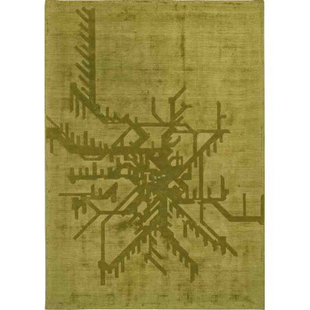 tappeto METROPOLITAN SITAP GREEN SETA fantasia da EUR 683.2