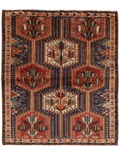 Hand made rug Shiraz Persia cm.147x166