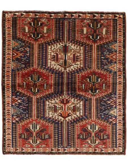 Hand made rug Shiraz Persia cm.147x166