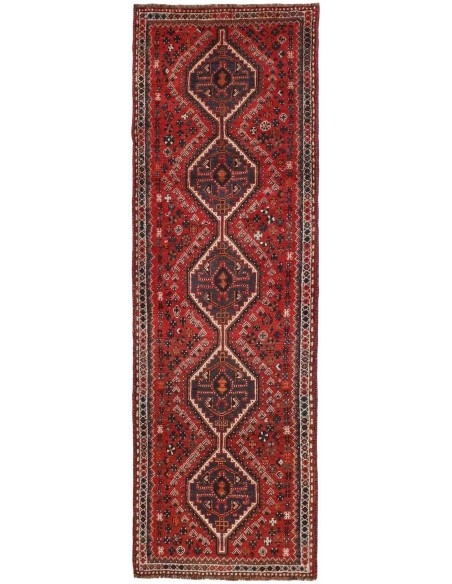 Hand made rug Shiraz Persia cm.87x280